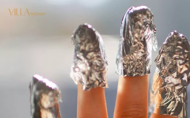 Foil Wraps with Nail Polish Remover Pads
