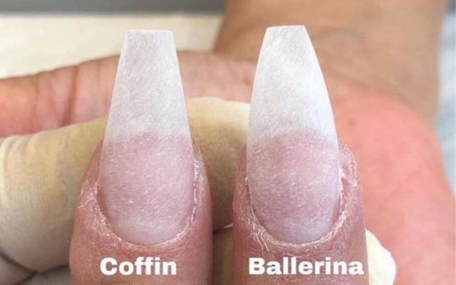 Coffin & Ballerina Nails Shape Overview