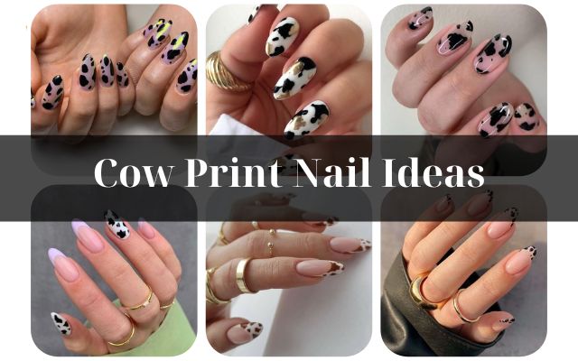 Cow Print Nail Ideas