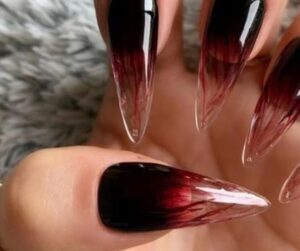 Red And Black Nail Designs